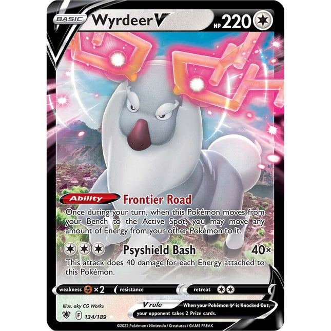 Wyrdeer V (134/189) [Sword & Shield: Astral Radiance]