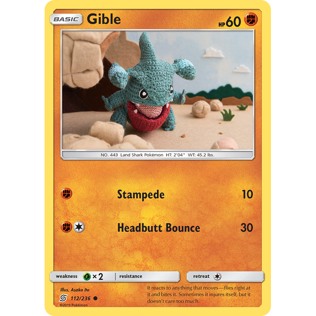 Gible (112/236) [Sun & Moon: Unified Minds]