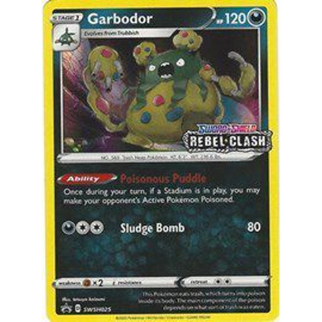Garbodor (Prerelease Promo) (SWSH025) [Sword & Shield: Black Star Promos]