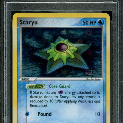 Staryu - 75/101 - PSA 9 - Reverse Holo - Hidden Legends - Pokemon - 65035