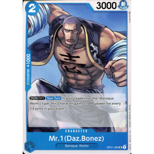 Mr. 1 (Daz Bones) - OP01-083 - Uncommon - English - One Piece TCG OP-01