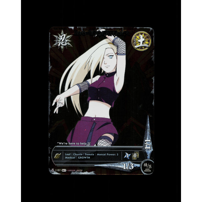 Ino Yamanaka - 1157 - NM - 1st Edition Foil - S21 - Naruto CCG - D4-13