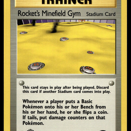Rocket's Minefield Gym - 119/132 - NM - 1st Edition - Gym Challenge - Pokemon - A9-107