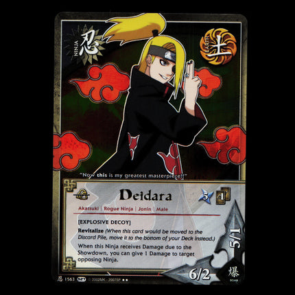Deidara - 1563 - NM - Foil - S27 - Naruto CCG - E1-122