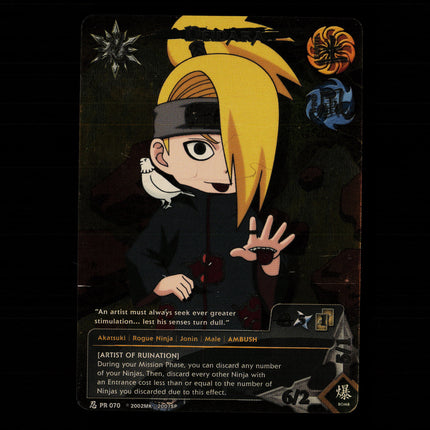 Deidara - PR 070 - NM - Foil - Promo - Naruto CCG - E1-24