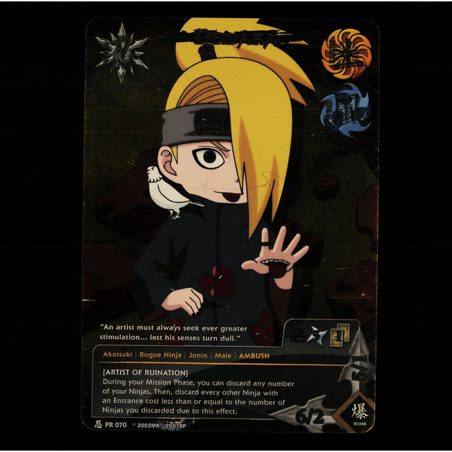 Deidara - PR 070 - NM - Foil - Promo - Naruto CCG - E1-24