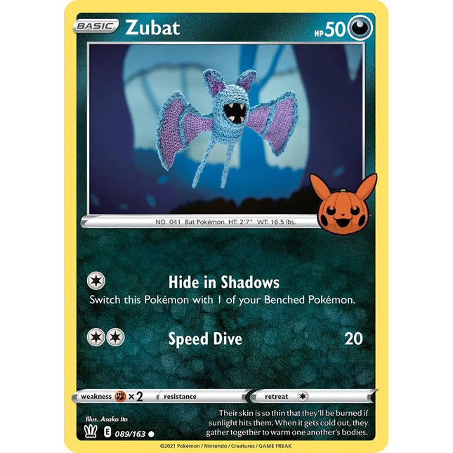 Zubat (089/163) [Trick or Trade]