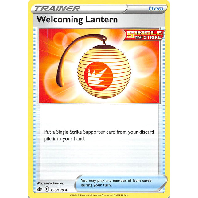 Welcoming Lantern (156/198) [Sword & Shield: Chilling Reign]