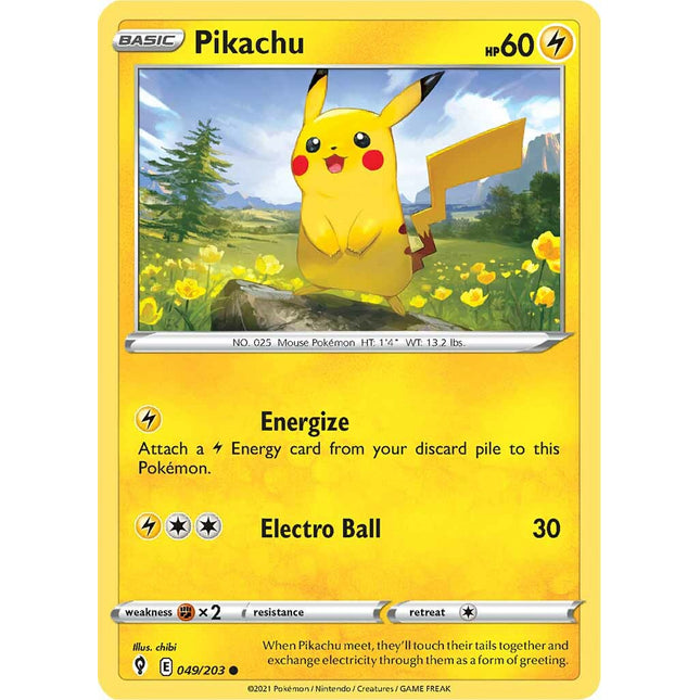 Pikachu (049/203) [Sword & Shield: Evolving Skies]