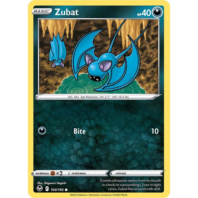 Zubat (103/195) [Sword & Shield: Silver Tempest]