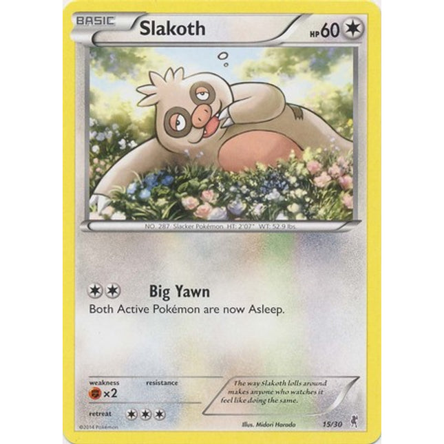 Slakoth (15/30) [XY: Trainer Kit 1 - Bisharp]