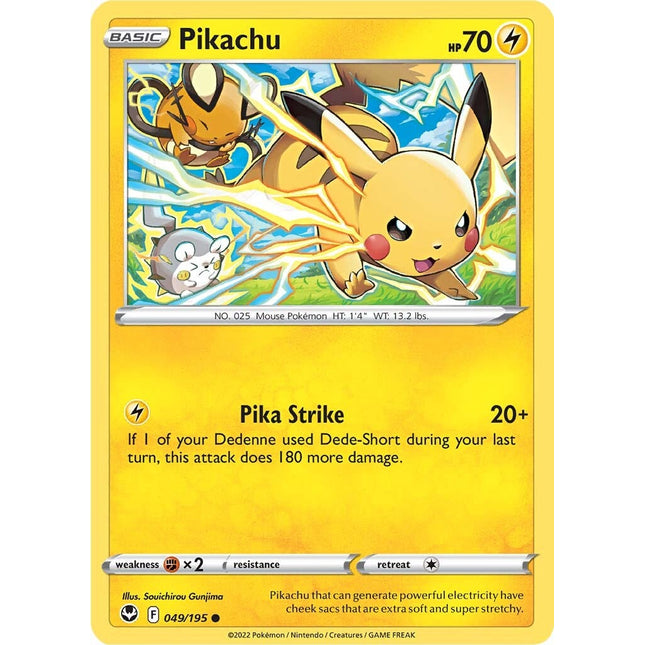 Pikachu (049/195) [Sword & Shield: Silver Tempest]