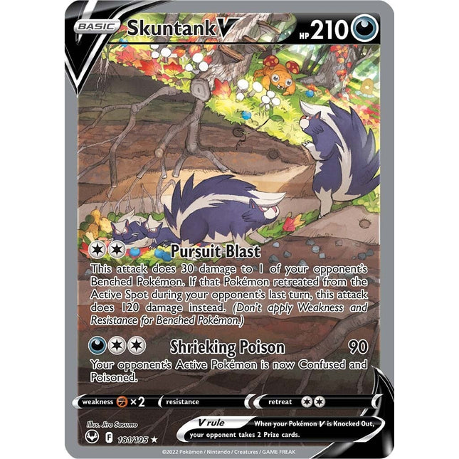 Skuntank V (181/195) [Sword & Shield: Silver Tempest]