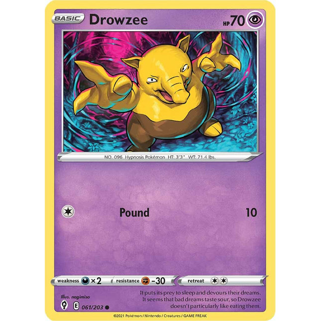 Drowzee (061/203) [Sword & Shield: Evolving Skies]