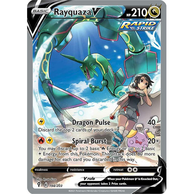 Rayquaza V (194/203) [Sword & Shield: Evolving Skies]