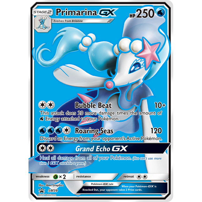 Primarina-GX [SM Black Star Promos]