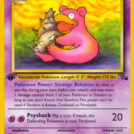 Slowbro (43/62) [Fossil 1st Edition]