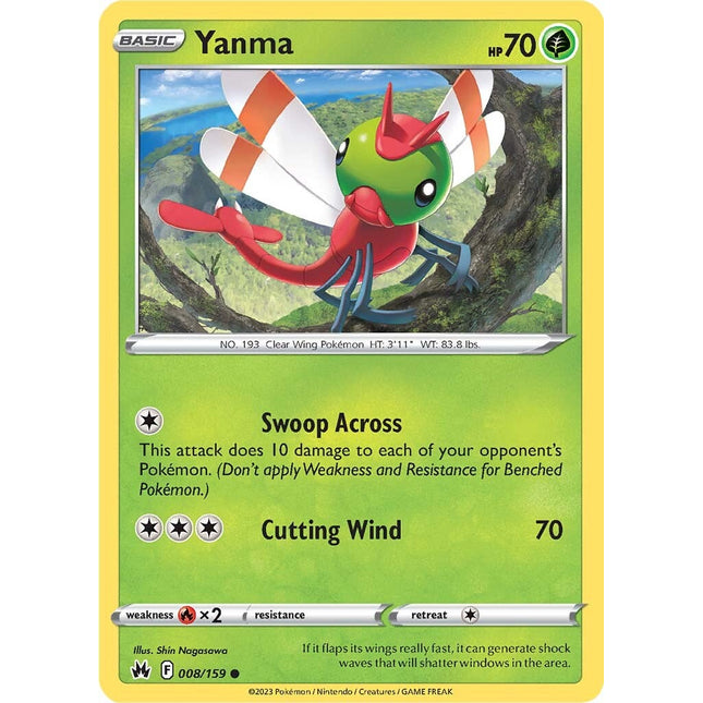 Yanma (008/159) [Sword & Shield: Crown Zenith]