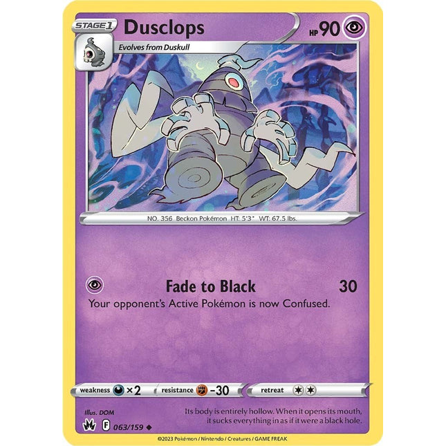 Dusclops (063/159) [Sword & Shield: Crown Zenith]