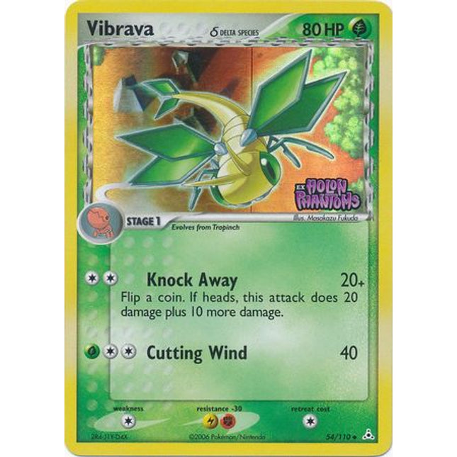 Vibrava (54/110) (Delta Species) (Stamped) [EX: Holon Phantoms]