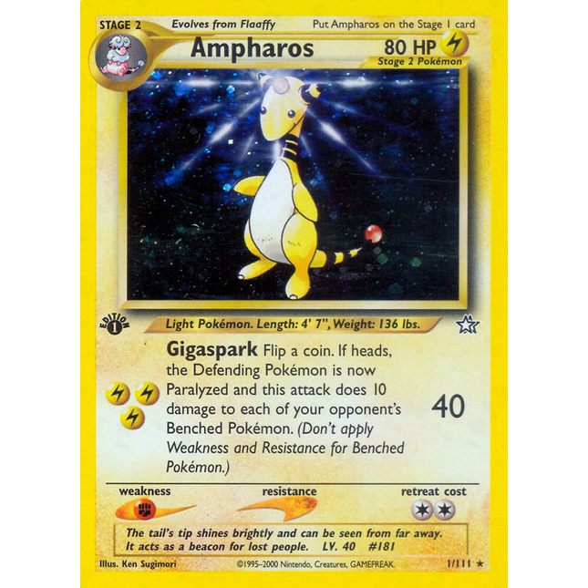 Ampharos (1/111) [Neo Genesis 1st Edition]