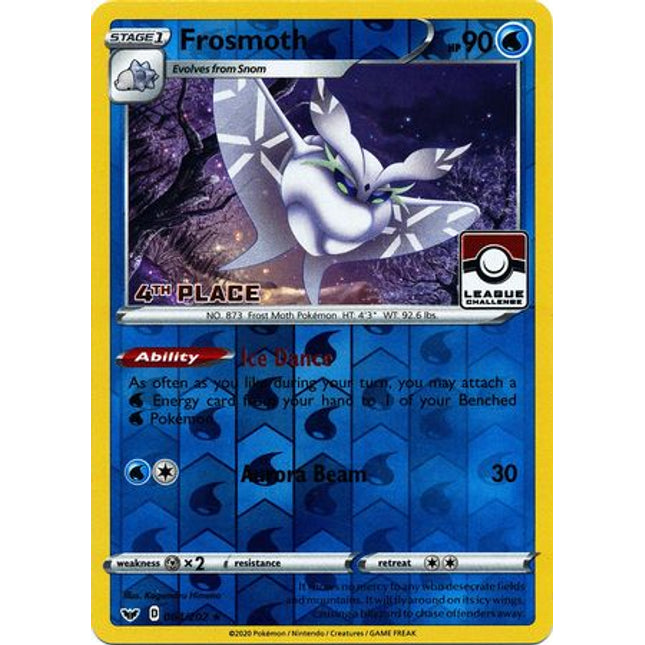 Frosmoth (064/202) (League Promo 4th Place) [Sword & Shield: Base Set]