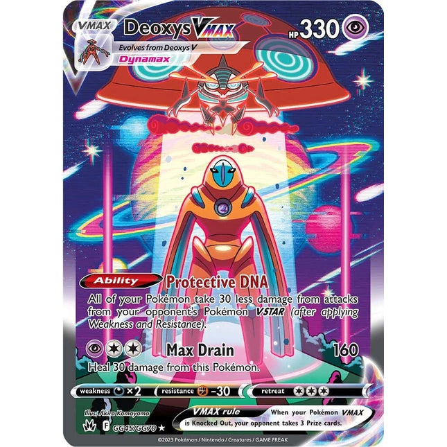Deoxys VMAX (GG45/GG70) [Sword & Shield: Crown Zenith]