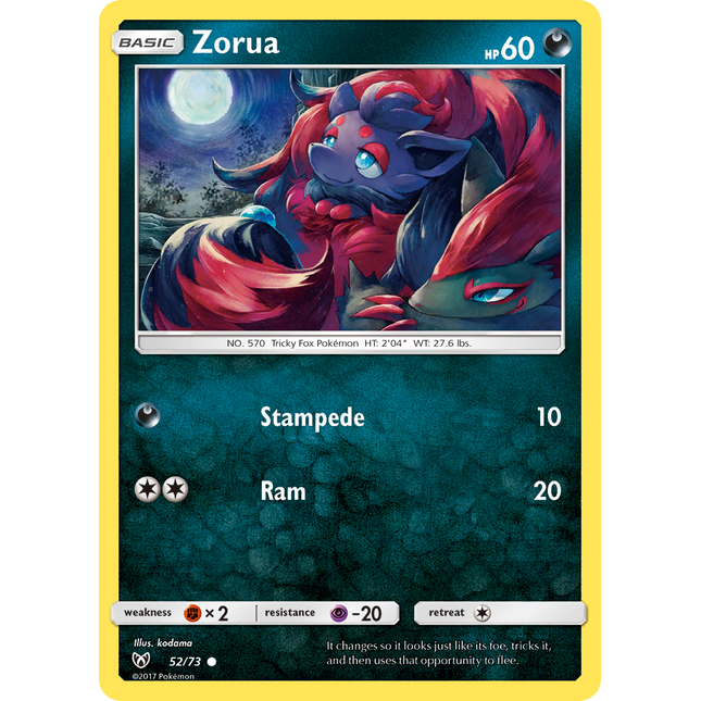 Zorua (52/73) [Sun & Moon: Shining Legends]