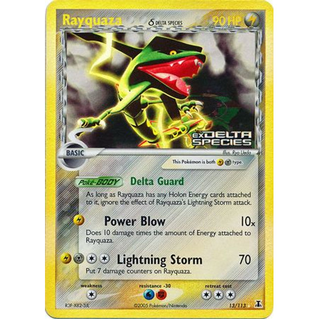 Rayquaza (13/113) (Delta Species) (Stamped) [EX: Delta Species]