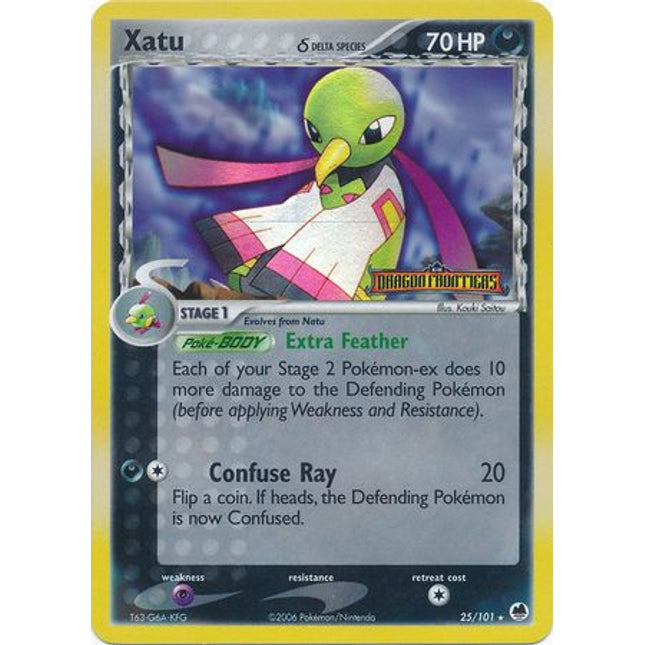Xatu (25/101) (Delta Species) (Stamped) [EX: Dragon Frontiers]