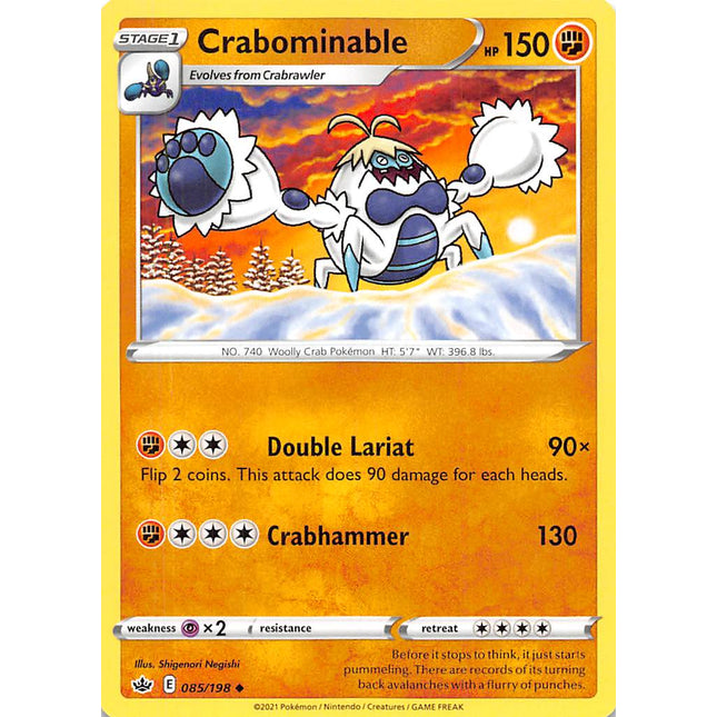 Crabominable  (085/198) [Sword & Shield: Chilling Reign]