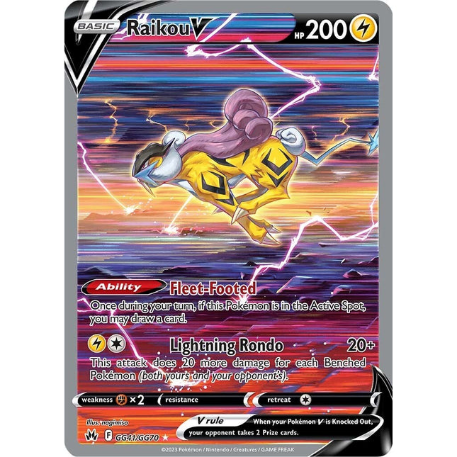 Raikou V (GG41/GG70) [Sword & Shield: Crown Zenith]