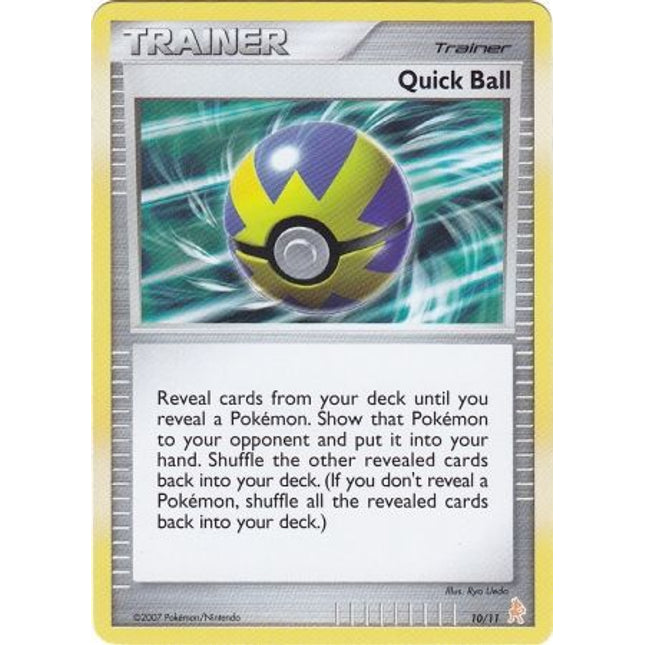 Quick Ball (10/11) [Diamond & Pearl: Trainer Kit - Lucario]
