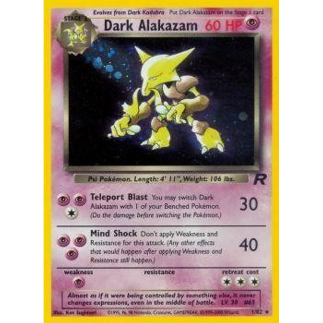 Dark Alakazam (1/82) [Team Rocket]