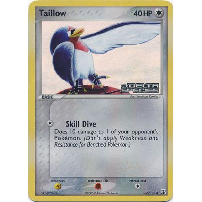 Taillow (86/113) (Stamped) [EX: Delta Species]