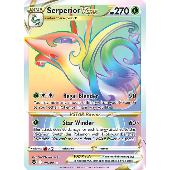 Serperior VSTAR (196/195) [Sword & Shield: Silver Tempest]