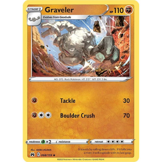 Graveler (068/159) [Sword & Shield: Crown Zenith]