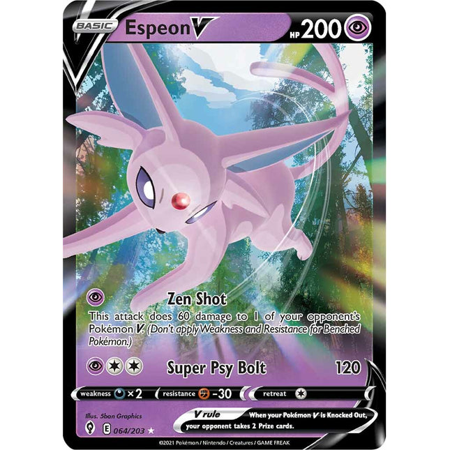 Espeon V (064/203) [Sword & Shield: Evolving Skies]