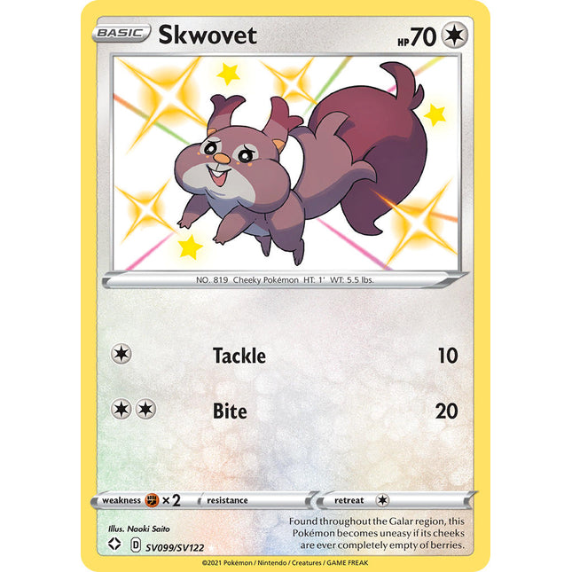 Skwovet (SV099/SV122) [Sword & Shield: Shining Fates]
