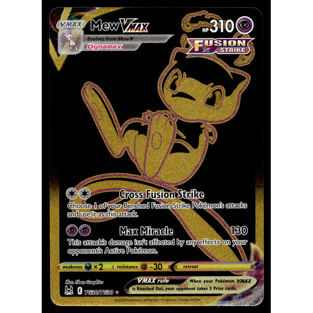 Mew Vmax - TG30/TG30 - NM - Secret Rare - Lost Origin - Pokemon - A7-2
