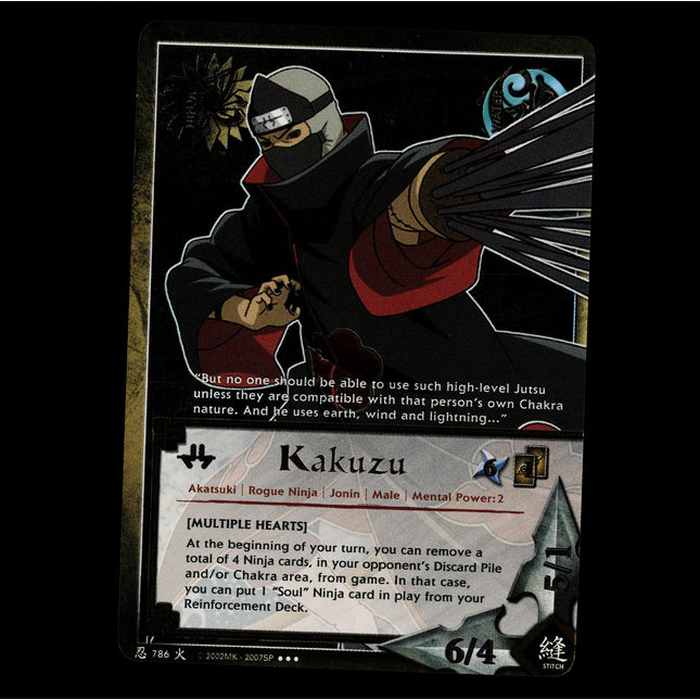 Kakuzu - 786 - NM - Foil - Promo - Naruto CCG - E1-78