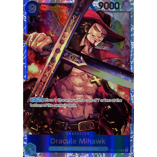 Dracule Mihawk - OP01-070 - Super Rare - English - One Piece TCG OP-01