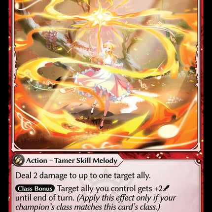 Embersong - DOA 1st EN-129 - Uncommon - Near Mint - Foil - Grand Archive TCG