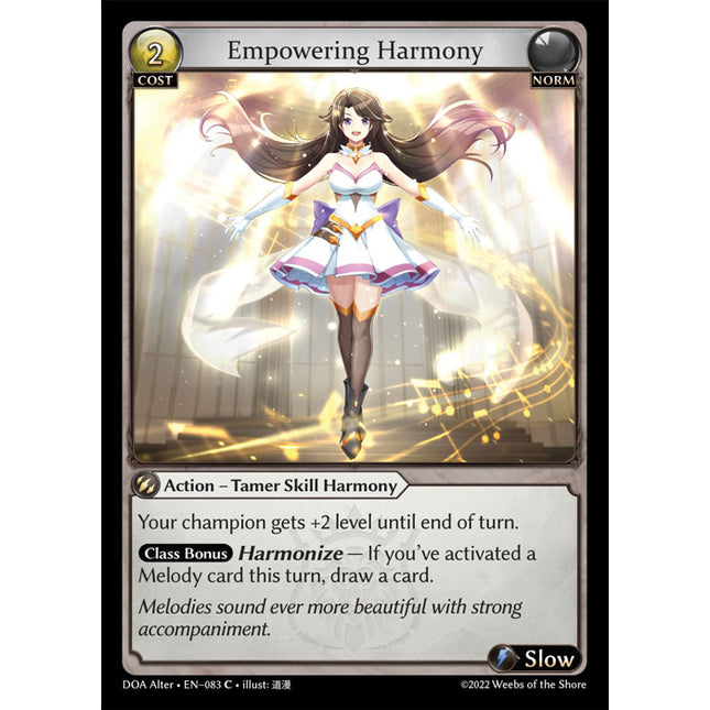 Empowering Harmony - DOA Alter EN-083 - x4 - Common - Near Mint - Non-Foil - Grand Archive TCG
