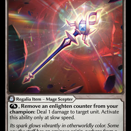 Endura, Scepter of Ignition - FTCA EN-009 - x1 - SR - NM - Armaments Foil - Grand Archive TCG