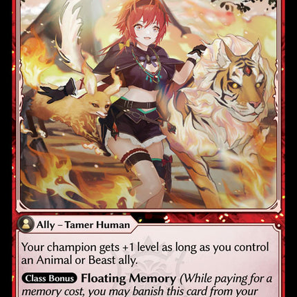 Energetic Beastbonder - DOA 1st EN-131 - Uncommon - Near Mint - Foil - Grand Archive TCG