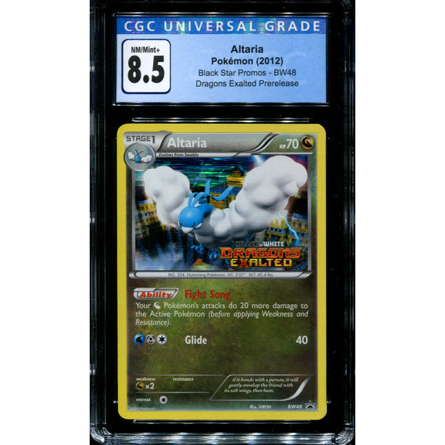 Altaria - BW48 - CGC 8.5 - Black Star Promos - Dragons Exalted Prerelease - Pokemon - 48316