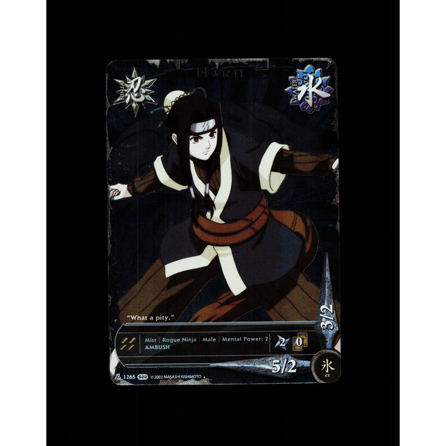 Haku - 1265 - NM - 1st Edition Foil - S22 - Naruto CCG - D4-29