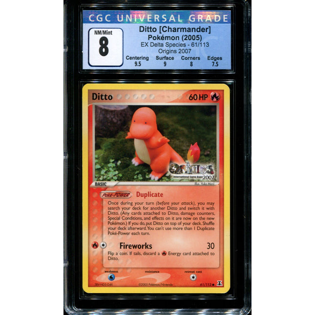 Ditto - 61/113 - CGC 8 - Origins 2007 - Delta Species - 36645