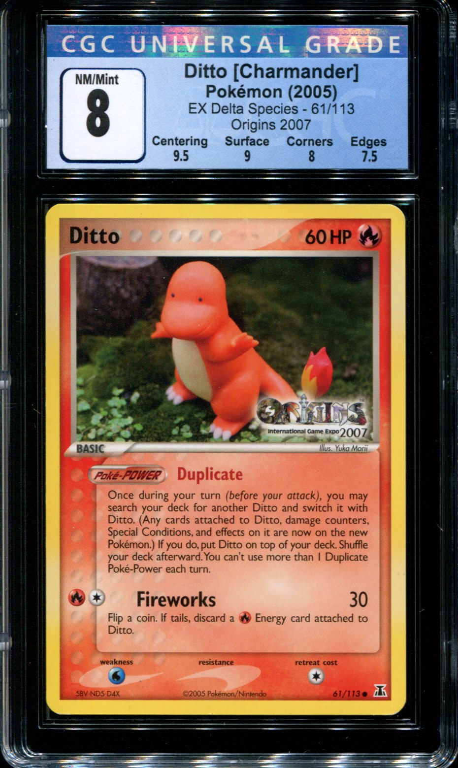  Pokemon - Ditto (62) - EX Delta Species : Toys & Games